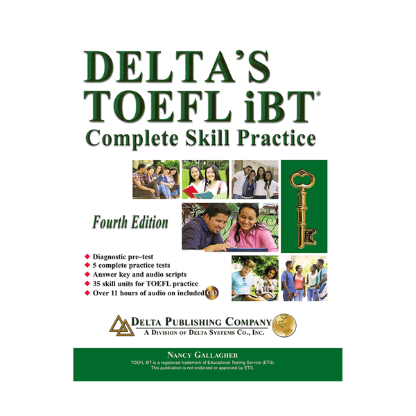 خرید کتاب Deltas Key to the TOEFL iBT 4th+CD